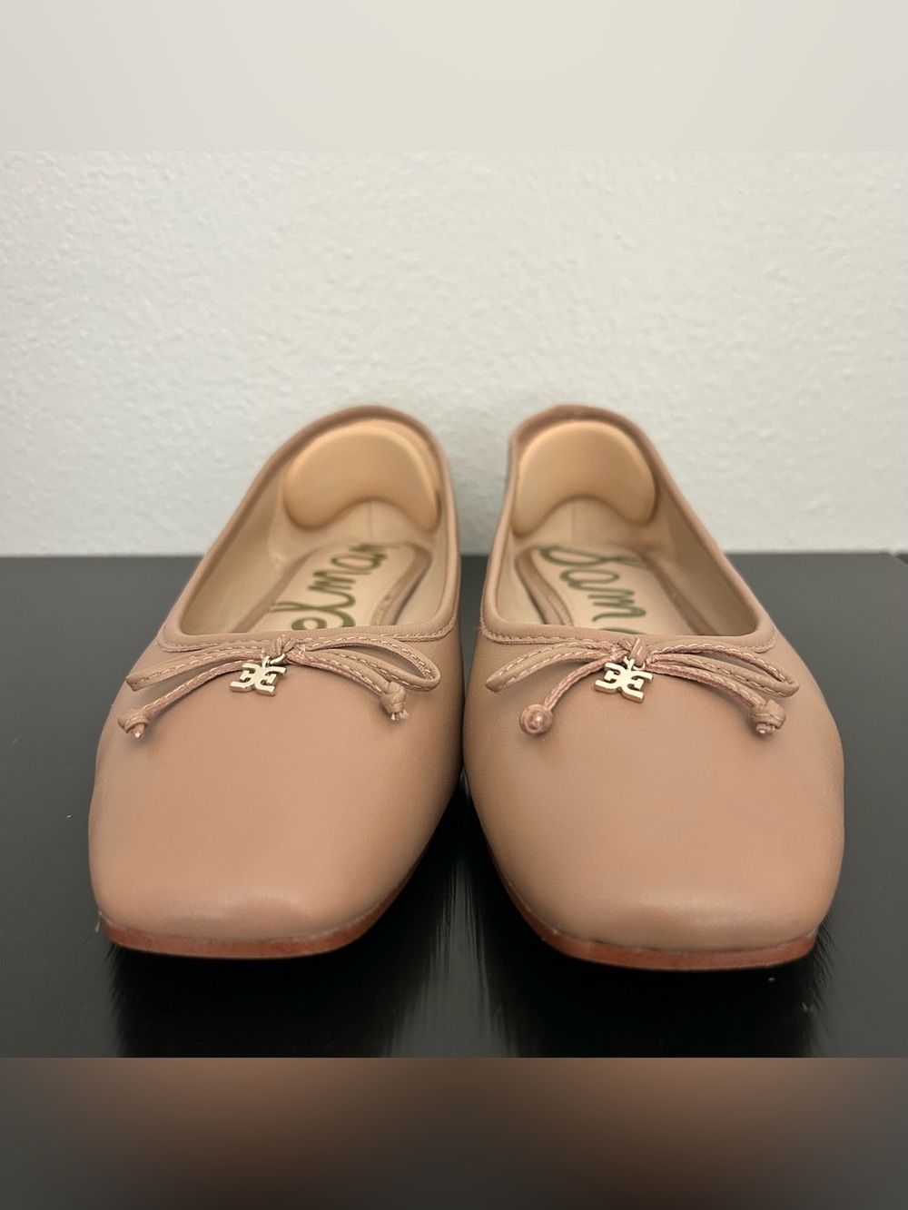 Sam Edelman Alie Ballerina Slip-On Ballet Flats Size 9.5 French Sand Leather Tan - Picture 4 of 11